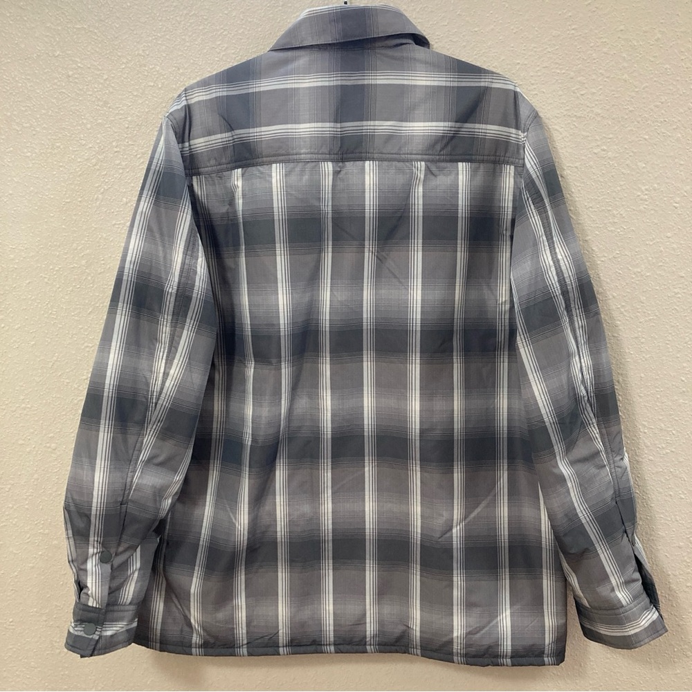 COS Gray Shirt Jacket Plaid Light  Men's size M - Picture 2 of 15